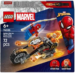 LEGO Spider-Man Motorrad Spielzeug Ghost Rider Marvel Bauset 76335