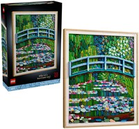 LEGO Art Monet Gemälde Bauset Brücke über einen Seerosenteich 31220-3