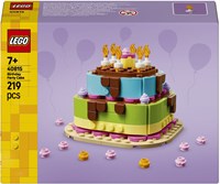 LEGO Bauset Geburtstagstorte - bunte Partydekoration und Geschenkidee