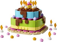 LEGO Bauset Geburtstagstorte - bunte Partydekoration und Geschenkidee-2