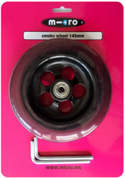 Micro Scooter Rad 145mm transparent - Ersatzrad für Tretroller