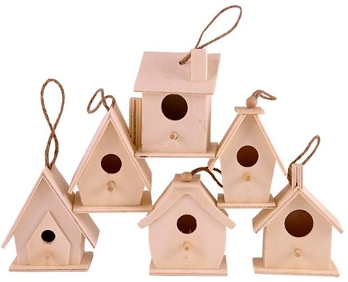 Kreatives Vogelhaus Bastelset aus Holz Vogelhaus Bastelspaß