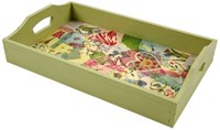 Creativ Company Holztablett Empress Tree 30x17x5 cm mit Griffen