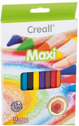 Creall Buntstifte Maxi Jumbo 12 Farben - extra robust und dick