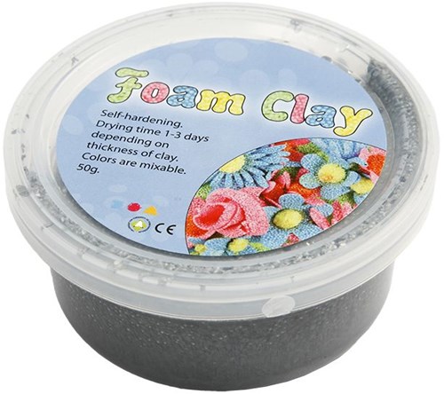 Foam Clay Modelliermasse metallic silber 35 Gramm kreatives Spielzeug