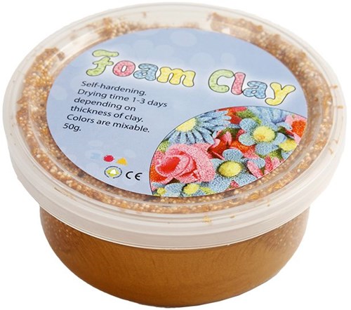 Foam Clay®, gold, metallic, 35 gr/ 1 Box-2