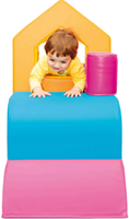 Softplay kleurige trein-2