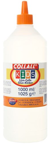 Collall Kinderkleber - transparente Bastelkleber 1000 ml
