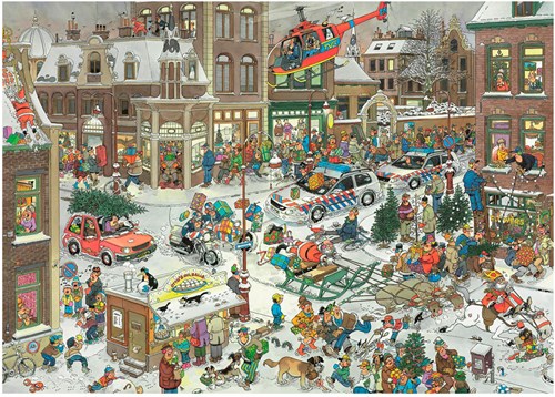 Jumbo Puzzle Jan van Haasteren Weihnachten - 1000 Teile Puzzle-2