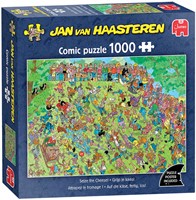 Jumbo Puzzle Jan van Haasteren Greif deine Chance 1000 Teile Cartoon
