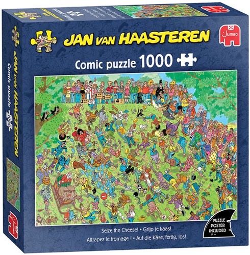 Jumbo Puzzle Jan van Haasteren Greif deine Chance 1000 Teile Cartoon