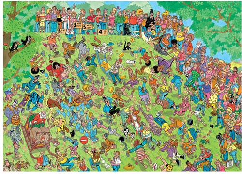 Jumbo Puzzle Jan van Haasteren Greif deine Chance 1000 Teile Cartoon-2