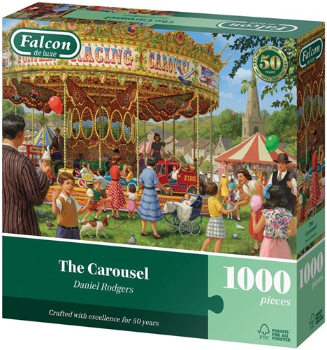 Falcon Puzzle - 1000 Teile Puzzle - The Carousel - Mehrfarbig-3
