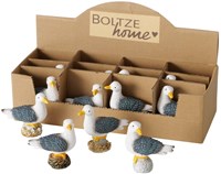 Boltze Home Dekofigur Meewe Acryl schwarz gelb 5,5cm