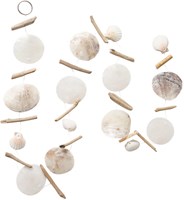 Boltze Home Capiz-Girlande Spielzeug Dekoration Muscheln 180cm mehrfarbig