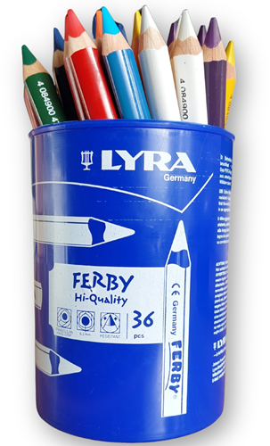 Lyra Buntstifte Ferby 3k lackiert - 36 Farben in Dose