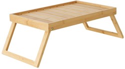 Boltze Home Bambus Bett-Tablett Tablett 66x31,5x20,5 cm Dekoration