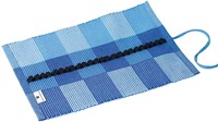 Lyra Federmäppchen für Farbriesen blau - Stoffetui für 24 Stifte