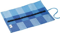 Lyra Federmäppchen für Farbriesen blau - Stoffetui für 24 Stifte