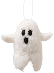 Boltze Home Deko Hängefigur Geist Karton weiß multicolor 6,5cm