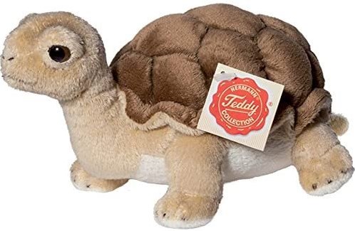Hermann Teddy Kuscheltier Schildkröte Plüsch 20 cm - weiches Stofftier-2