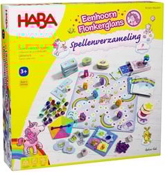 Haba !!! Spel - Eenhoorn Flonkerglans - Spellenverzameling (NL = F 2010879002 - DE 2010879001) (DE/E/F/NL/IT/ES)