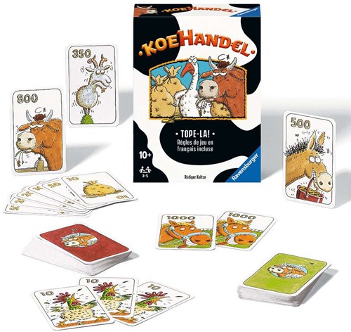 Ravensburger Kartenspiel Kuhhandel - strategisches Familienspiel Tiere-3