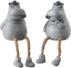 Boltze Home Bungelbeentjes Nijlpaard