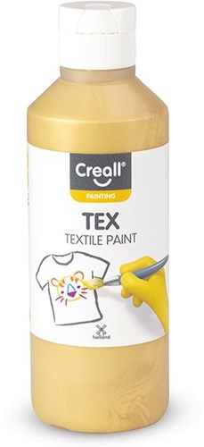 Creall Textilfarbe Gold 250ml - Textilfarbe für Kleidung und Taschen-2