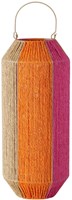 Boltze Home Windlicht Laterne rosa orange 50cm Dekoration