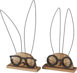 Boltze Home Deko Hase Figur FSC Holz 25,5cm Kaninchen