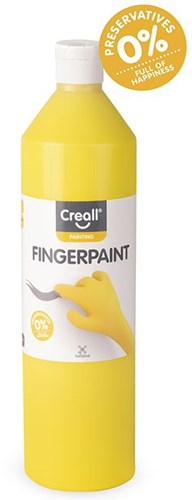 Creall Fingerfarbe Gelb konservierungsfrei 750ml Kinderfarbe-2
