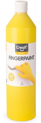 Creall Fingerfarbe Gelb konservierungsfrei 750ml Kinderfarbe