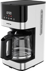 Inventum Kaffeemaschine Filterkaffee 1,5L 12 Tassen Edelstahl schwarz Timer
