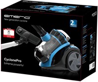 Emerio Staubsauger beutellos 2 Liter HEPA Filter blau leistungsstark 700W-2
