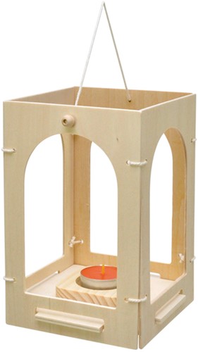 Wooden lantern