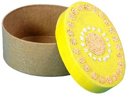 Creativ Company Aufbewahrungsboxen Papier-mache Bastelset 28 Stück braun