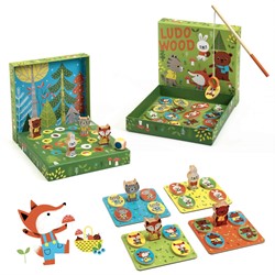Djeco LudoWood - 4 Spiele