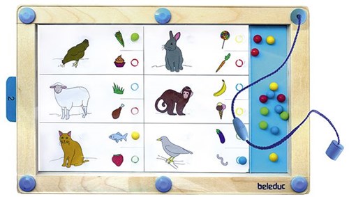 Beleduc Magnetspiel Holz LogiPlay Lernspielzeug für Kinder-2