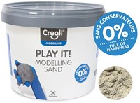 Creall Modelliersand Spielsand 5 kg für Kinder - brauner Sand-2