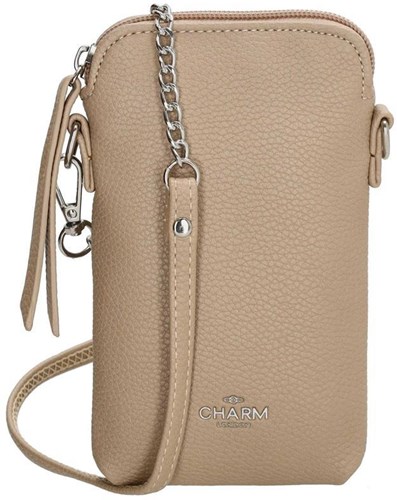 Charm London telefoontasje taupe