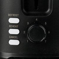 Daily Home Toaster 2-Scheiben schwarz mit 7 Bräunungsstufen-2
