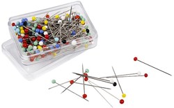 Creativ Company Stecknadeln mit Kopf 31 mm 200 Stück Bastel Pins