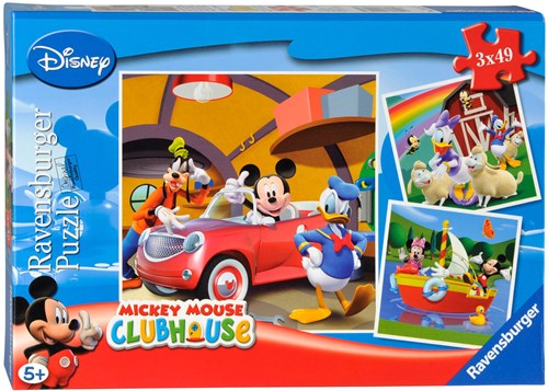 Ravensburger Puzzle Mickey Mouse Kinderpuzzle 3x49 Teile Disney
