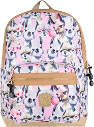 Pick & Pack Alpaca Rucksack - Kinder Rucksack Rosa Größe M mit Alpaka Motiv