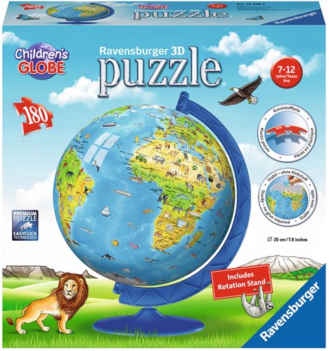Ravensburger 3D Globen 180 Stück/Stück XXL Kinderglobus (Eng)