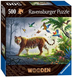 Ravensburger Holzpuzzle Tiere Tiger im Dschungel 500 Teile