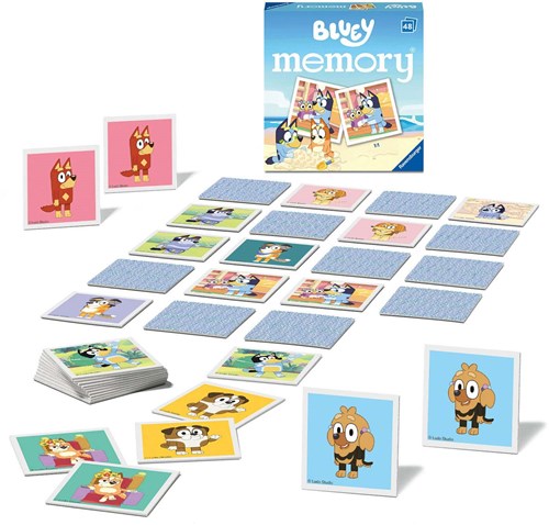 Ravensburger Bluey Memory Spiel - Kartenspiel für Kinder-2