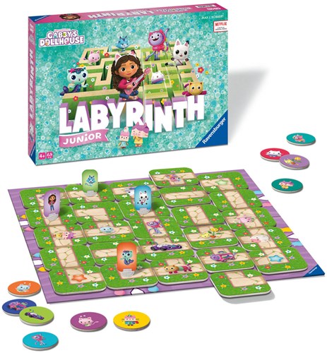 Ravensburger Gabby's Dollhouse Junior Labyrinth - Brettspiel für Kinder-2