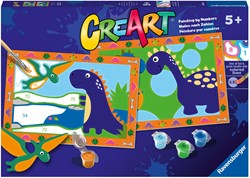 Ravensburger Malen nach Zahlen - CreArt Land der Dinosaurier - Kreativset